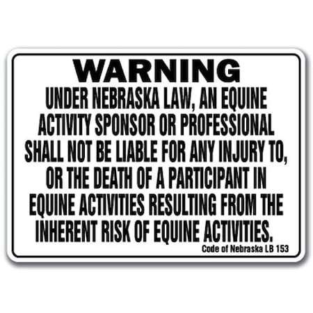 Signmission 14 in Height, Vinyl, 14" x 10", WS-D-1014-Nebraska WS-D-1014-Nebraska